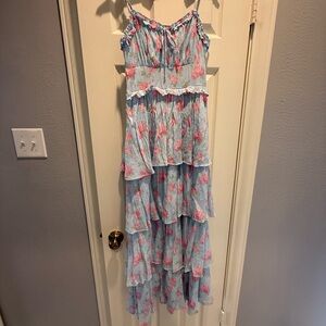 Altar'd State Pastel Floral Dress